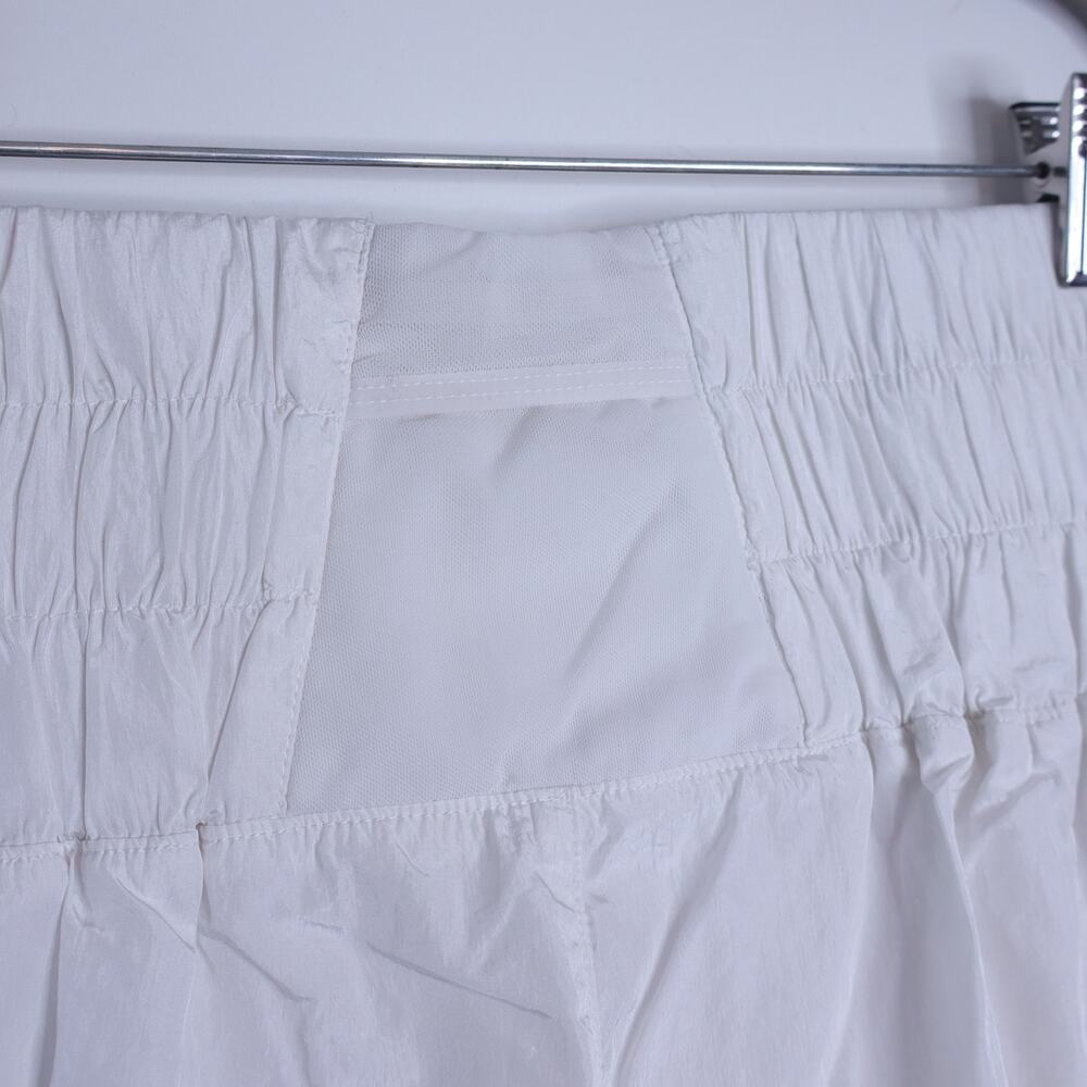 FP MOVEMENT The Way Home Shorts White Lined Running Active Women's M - Picture 6 of 12